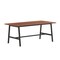 Flash Furniture Redmond 72x36 Conf Tbl w/1in. Thick Dbl Sided Laminate Tbl Top w/PVC and A-Frame Steel Bse, Walnut MT-M7236-WLT-ABF-GG - alternate 7